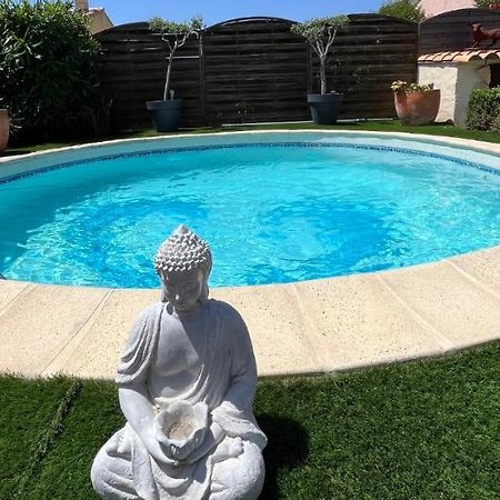 Piscine Cosy, 3 Chambres, 3 Sdb, Havre De Paix A 10 Min Des Plages Mauguio Extérieur photo