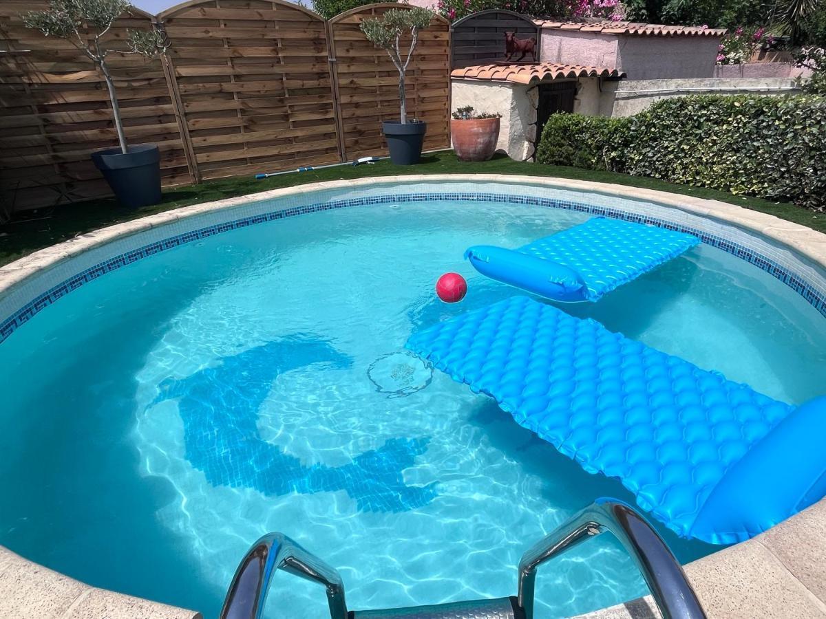 Piscine Cosy, 3 Chambres, 3 Sdb, Havre De Paix A 10 Min Des Plages Mauguio Extérieur photo